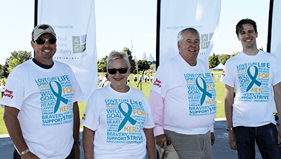 AGM Team at 2014 Ovarian Cancer Canada Walk of Hope