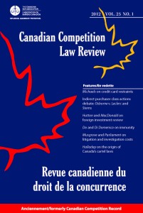 Canadian Competition Law Review